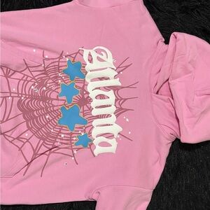 Pink Atlanta Hoodie with Star Design